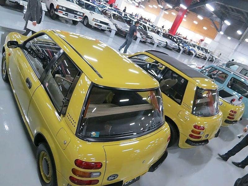 Gleich drei Be 1 stehen im Museum.