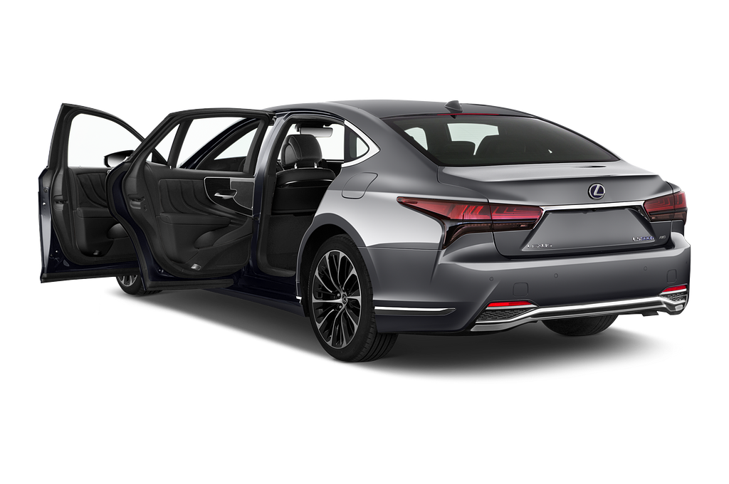 Lexus LS (Baujahr 2022) Executive Line 4 Türen Tür geöffnet