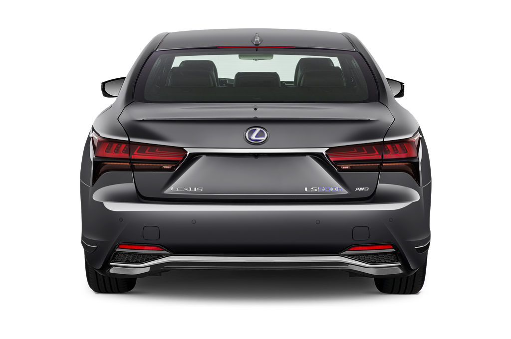Lexus LS (Baujahr 2022) Executive Line 4 Türen Heckansicht