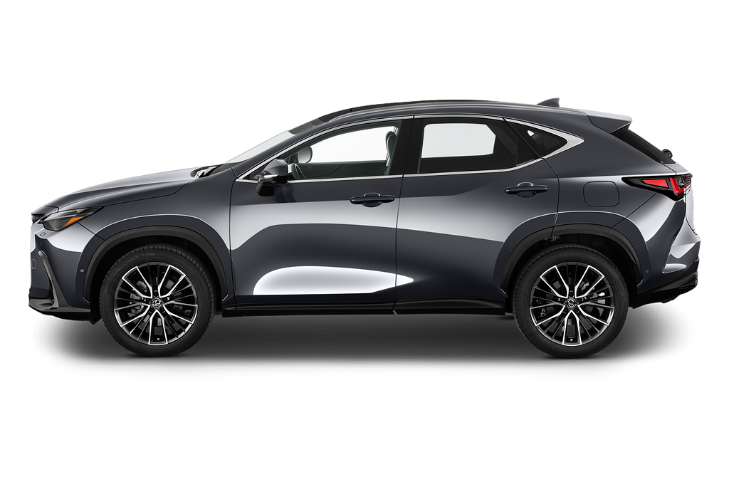 Lexus NX (Baujahr 2022) 350h Luxury Line 5 Türen Seitenansicht