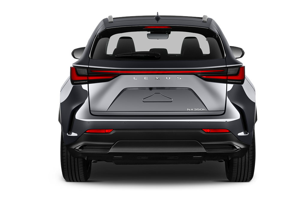 Lexus NX (Baujahr 2022) 350h Luxury Line 5 Türen Heckansicht