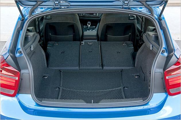Mit umgelegten Sitzen ergibt sich ein Kofferraumvolumen von 1.200 Liter