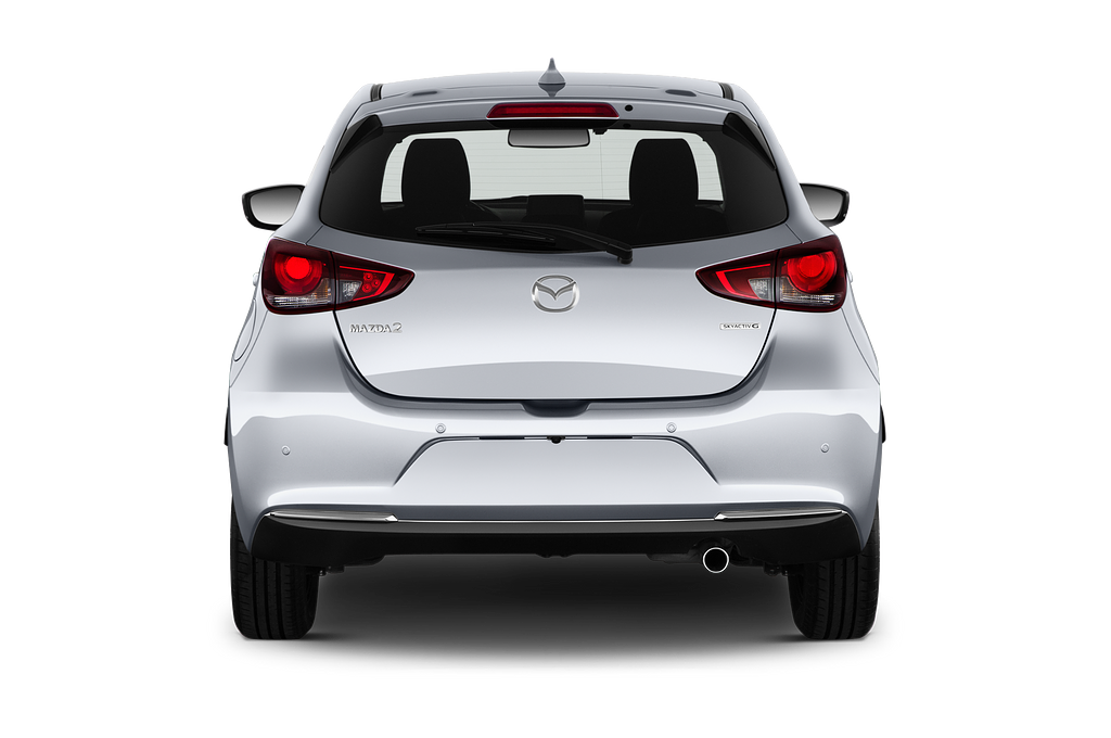 Mazda Mazda2  (Baujahr 2020) Sports-Line 5 Türen Heckansicht