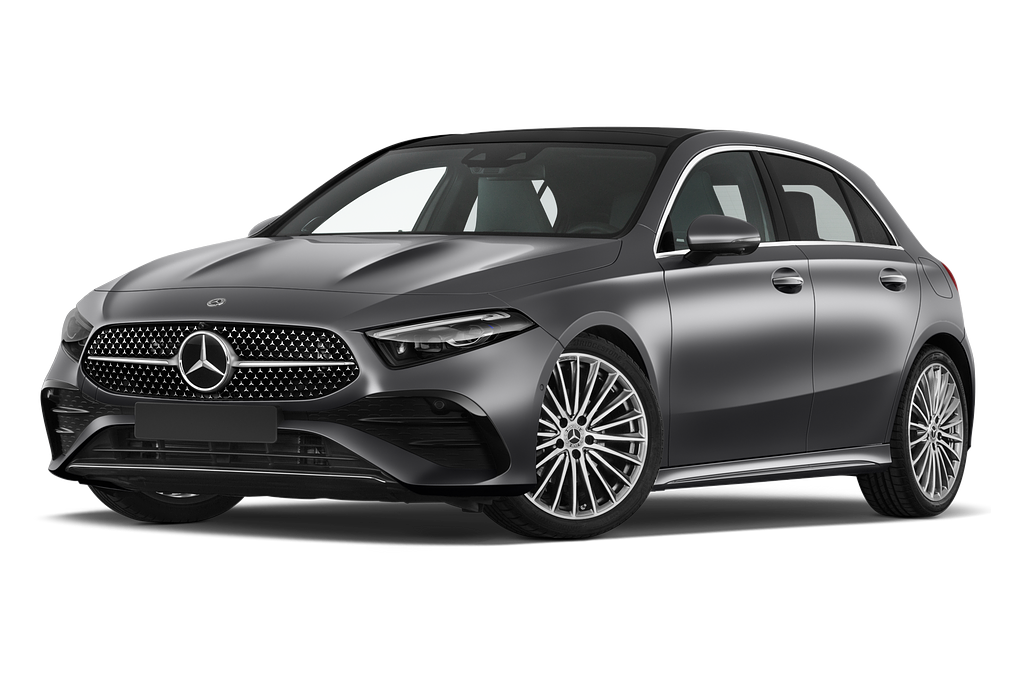 Mercedes A Class (Baujahr 2023) AMG Line 5 Türen seitlich vorne mit Felge