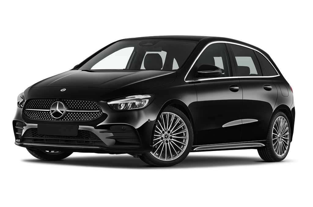 Mercedes B Class (Baujahr 2023) AMG Line 5 Türen seitlich vorne mit Felge