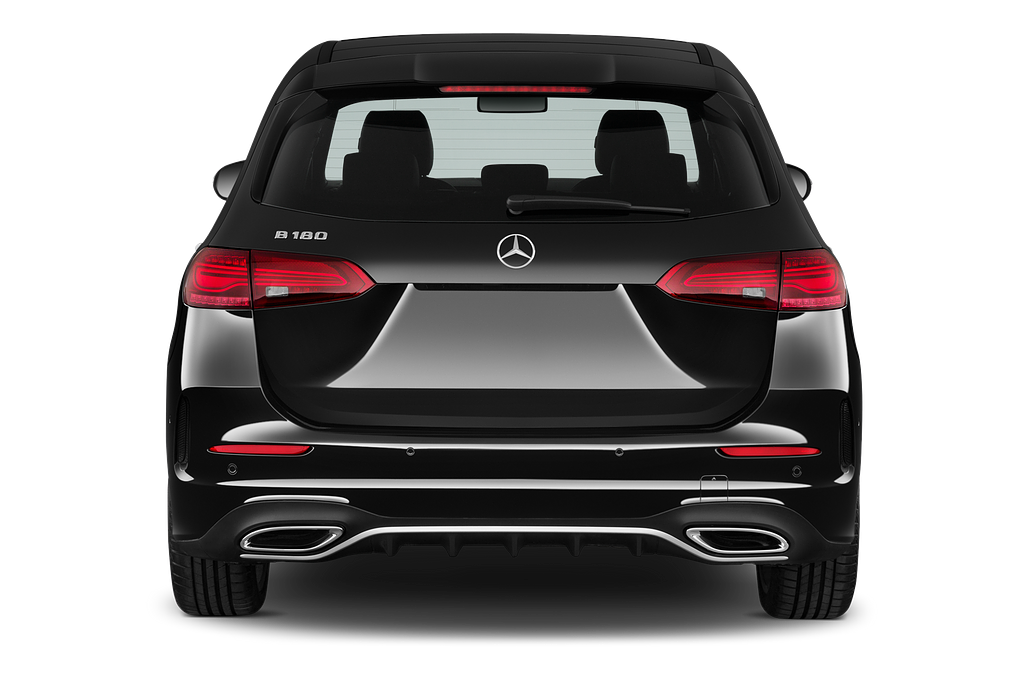 Mercedes B Class (Baujahr 2023) AMG Line 5 Türen Heckansicht