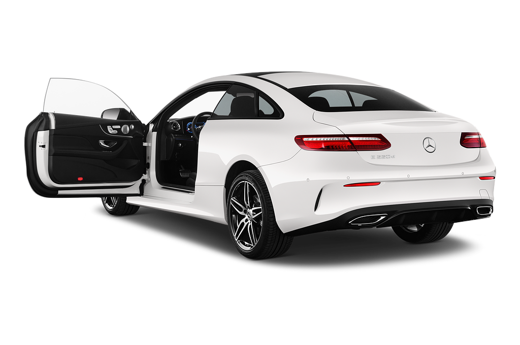 Mercedes E Class (Baujahr 2021) AMG Line 2 Türen Tür geöffnet