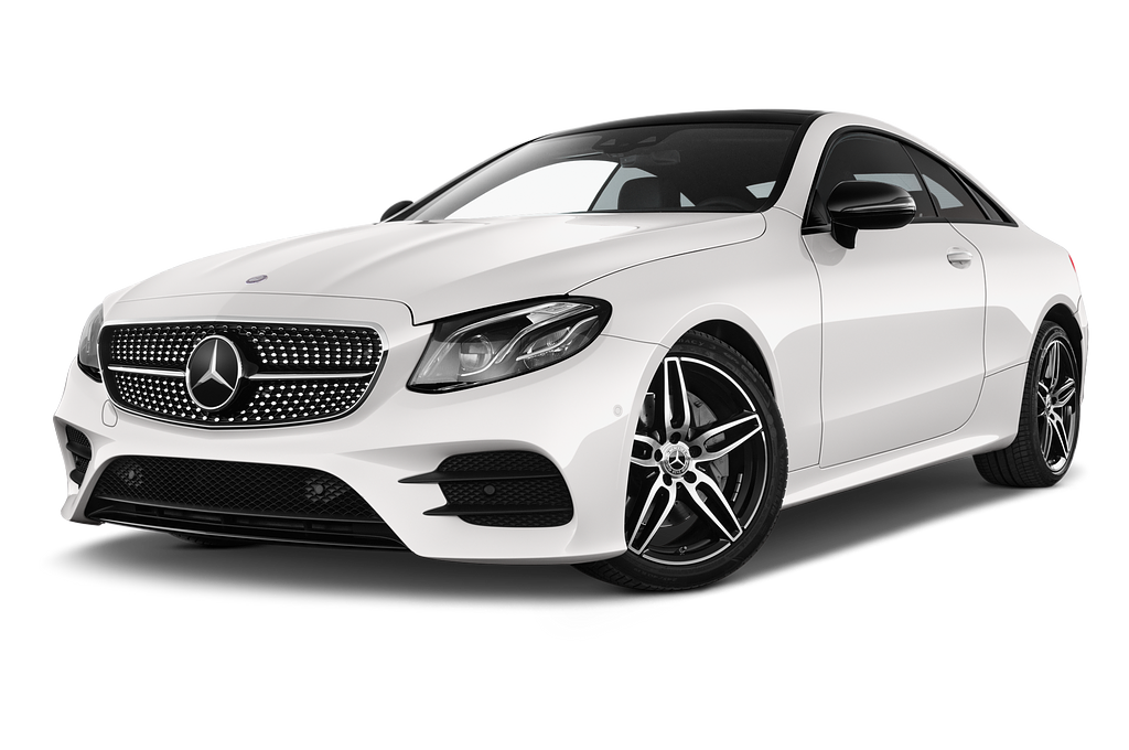 Mercedes E Class (Baujahr 2021) AMG Line 2 Türen seitlich vorne mit Felge