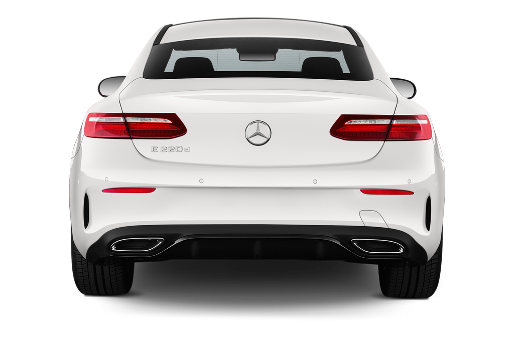 Mercedes E Class (Baujahr 2021) AMG Line 2 Türen Heckansicht