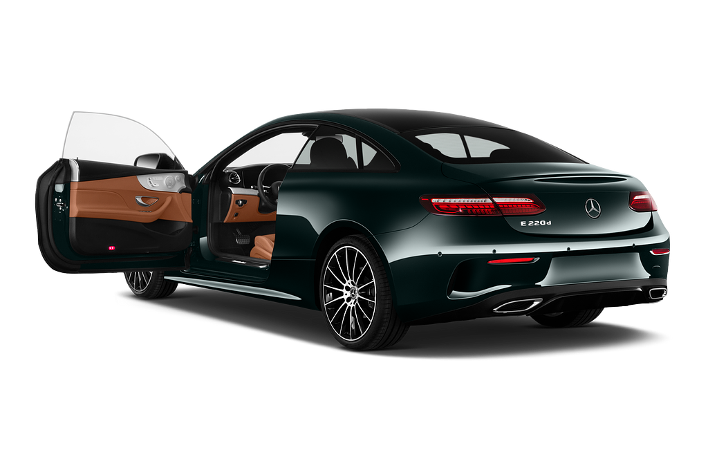 Mercedes E Class (Baujahr 2021) AMG Line 2 Türen Tür geöffnet