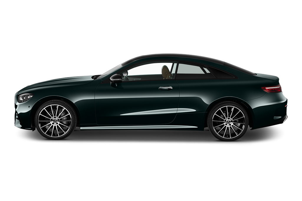 Mercedes E Class (Baujahr 2021) AMG Line 2 Türen Seitenansicht