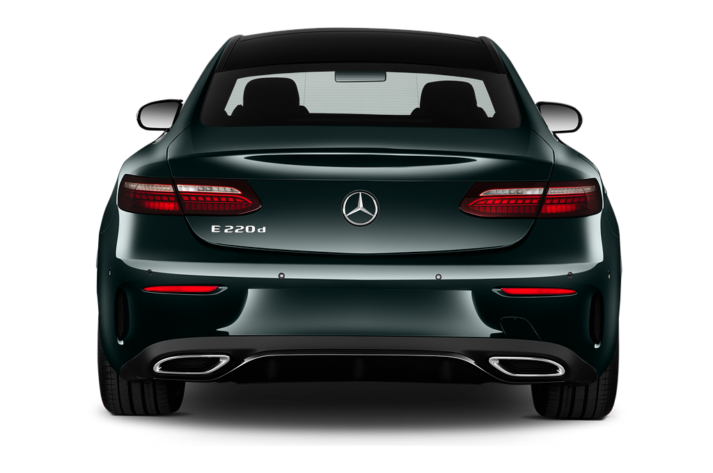 Mercedes E Class (Baujahr 2021) AMG Line 2 Türen Heckansicht