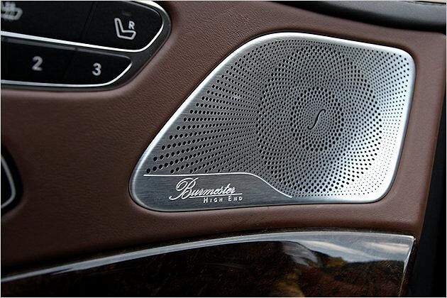 Die Burmester-Anlage gibt alles. Auch optisch