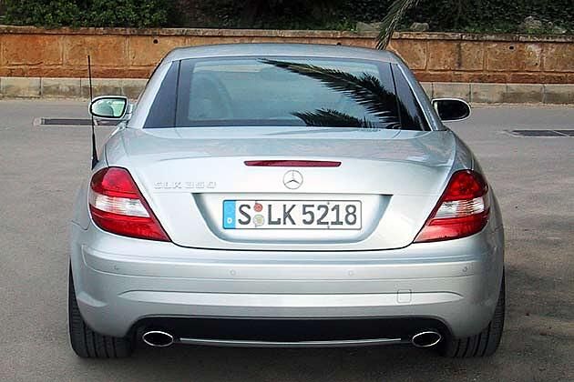 Heckansicht mit CLK-Anleihen: Wuchtiger als bisher
