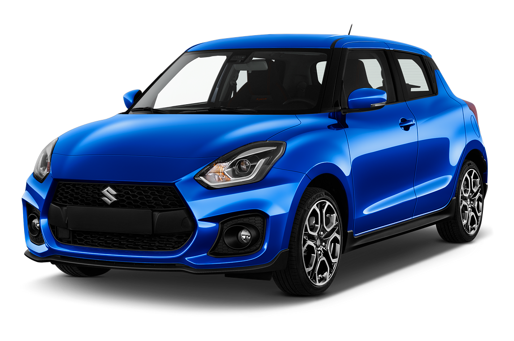 Suzuki Swift Sport (Baujahr 2020) Hybrid 5 Türen seitlich vorne