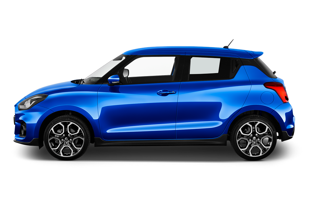 Suzuki Swift Sport (Baujahr 2020) Hybrid 5 Türen Seitenansicht