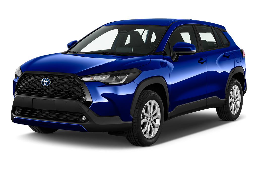 Toyota Corolla Cross (Baujahr 2023) Lounge 5 Türen seitlich vorne