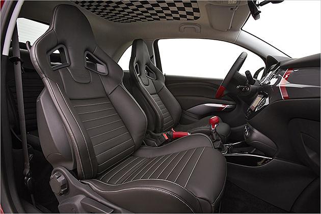 Ab 1.300 Euro Aufpreis gibt es Recaro-Schalensitze im Opel Adam S