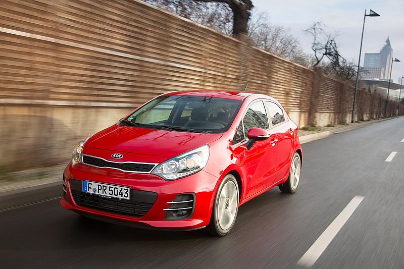 Kia Rio 1.2 Modellpflege 2015 - 166 km/h Spitze sind nicht viel