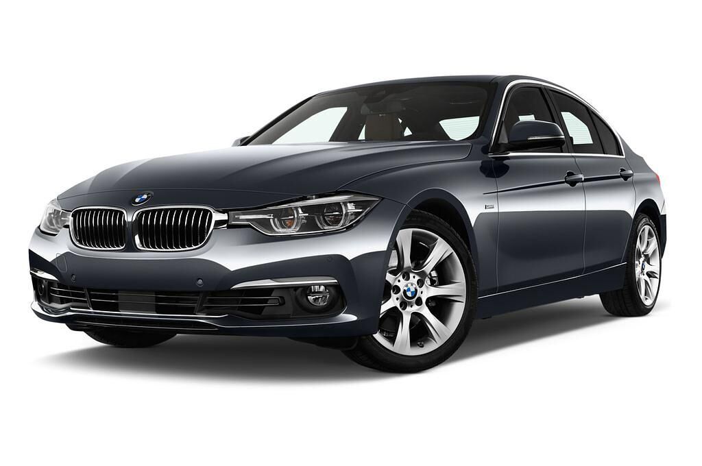 BMW 3 Series (Baujahr 2016) Luxury Line 4 Türen seitlich vorne mit Felge