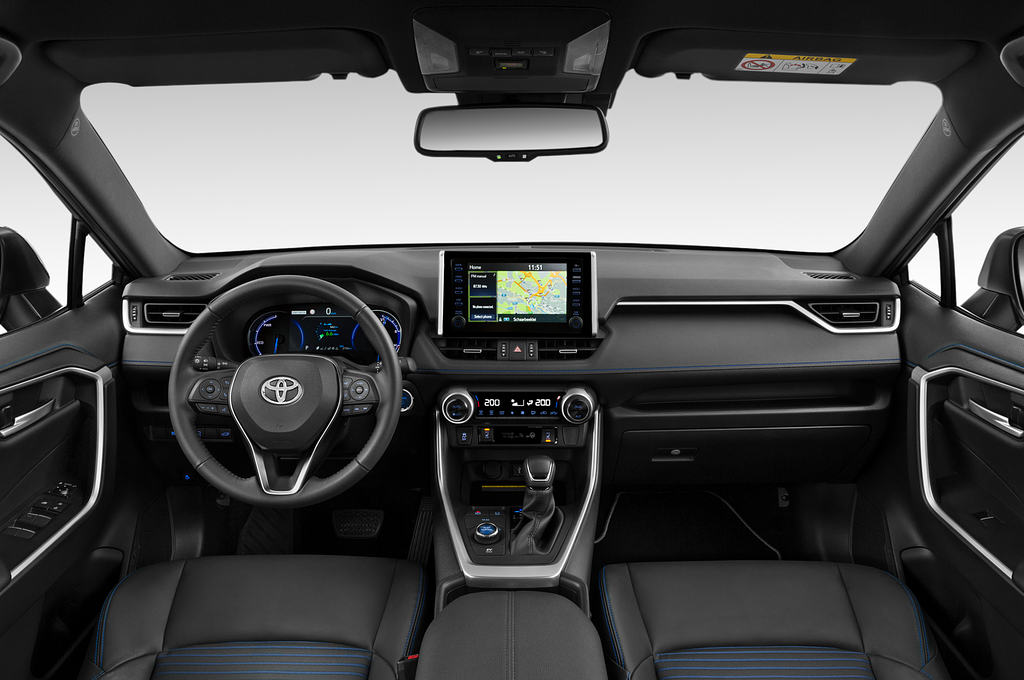 Toyota RAV4 Hybride (Baujahr 2021) Style Selection 5 Türen Cockpit und Innenraum