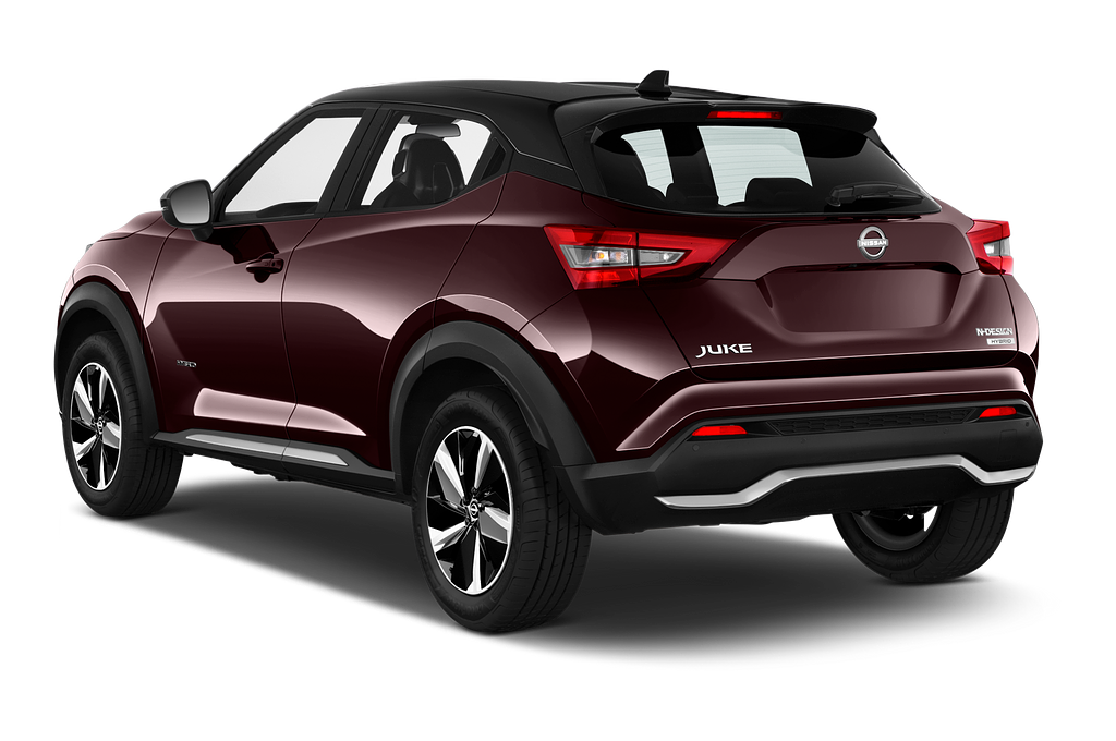Nissan Juke (Baujahr 2022) Hybrid N-Design 5 Türen seitlich hinten