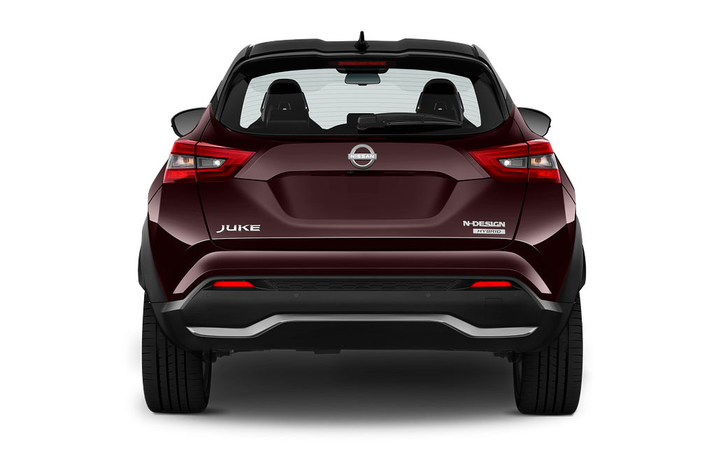 Nissan Juke (Baujahr 2022) Hybrid N-Design 5 Türen Heckansicht