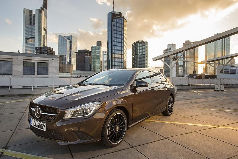 Der Mercedes CLA 220 CDI Shooting Brake wiegt 1.555 Kilogramm