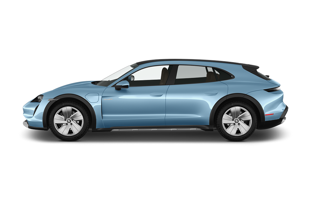 Porsche Taycan (Baujahr 2022) 4 Cross Turismo 5 Türen Seitenansicht