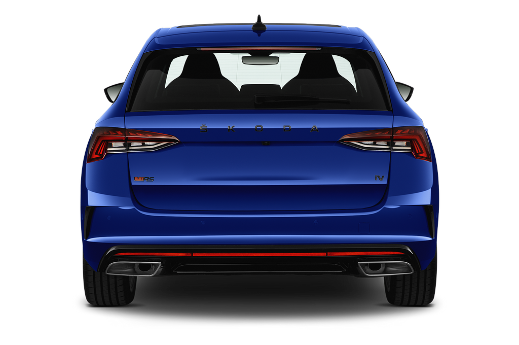 Skoda Octavia Combi iV (Baujahr 2021) RS 5 Türen Heckansicht