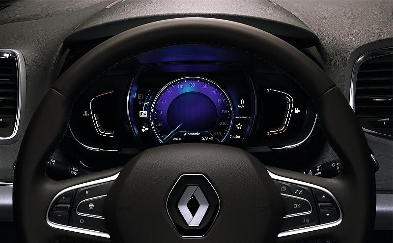 Das Kombiinstrument im Renault Espace ist komlett digital