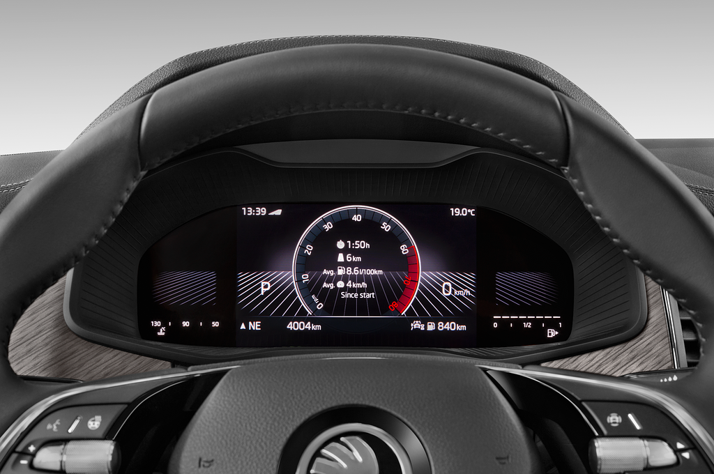 Skoda Kodiaq (Baujahr 2023) Ambition 5 Türen Tacho und Fahrerinstrumente