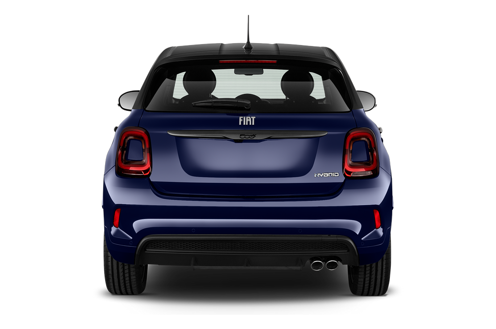 FIAT 500X Hybrid (Baujahr 2023) Sport 5 Türen Heckansicht