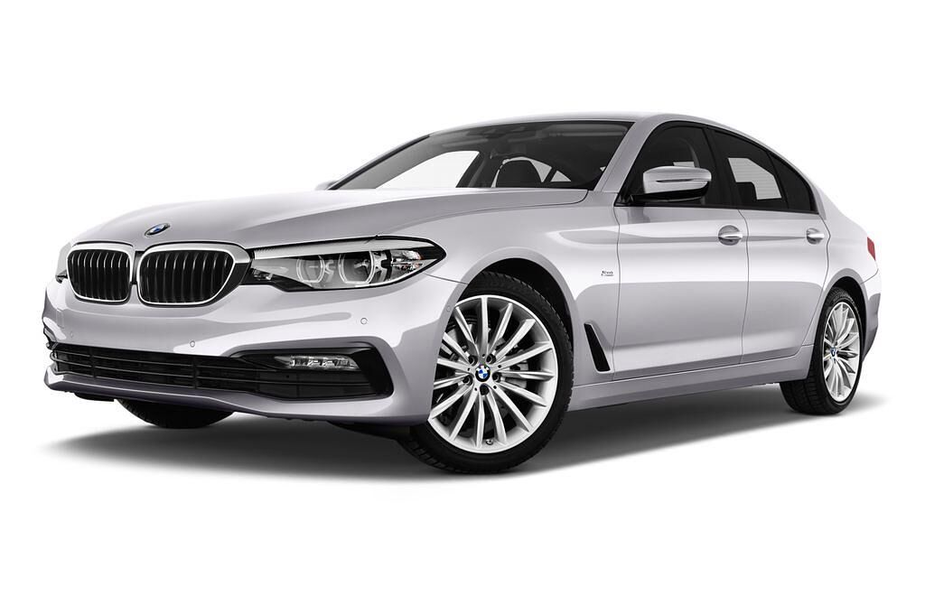 BMW 5 Series (Baujahr 2017) Sport Line 4 Türen seitlich vorne mit Felge