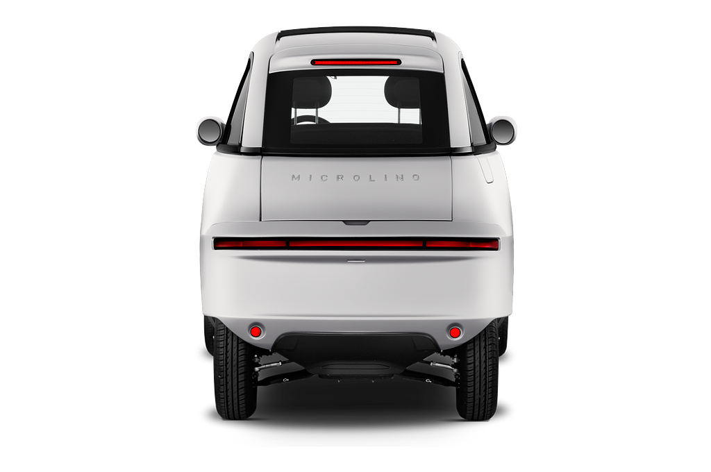 Micro Microlino (Baujahr 2023) Pioneer 5 Türen Heckansicht