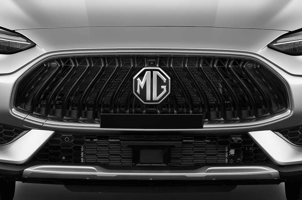 MG EHS (Baujahr 2023) PHEV Luxury 5 Türen Kühlergrill und Scheinwerfer