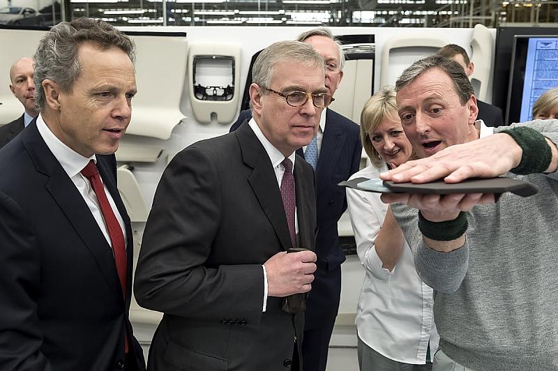 His Royal Highness The Duke of York mit Wolfgang Dürheimer