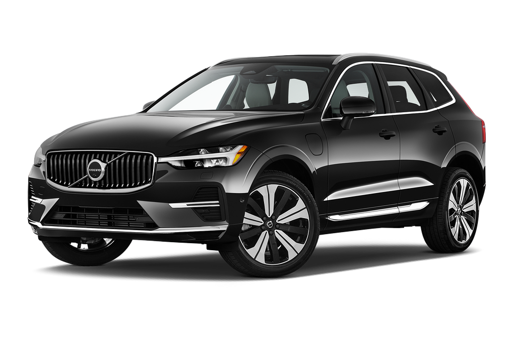 Volvo XC60 Recharge (Baujahr 2023) Plus Bright 5 Türen seitlich vorne mit Felge