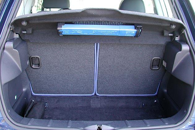 Der Kofferraum fasst 150 Liter