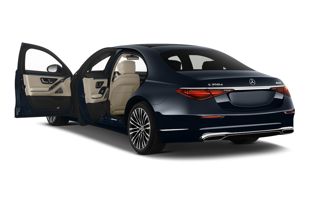 Mercedes S-Class (Baujahr 2023) 350d L 5 Türen Tür geöffnet