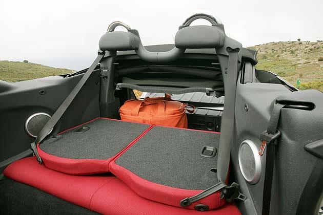 Bis zu 605 Liter Gepäck lassen sich nach dem Umklappen verstauen