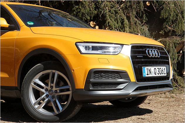 Robuste Frontoptik: Die seitlichen "Lüftungsgitter" sind in Hartplastik ausgeführt