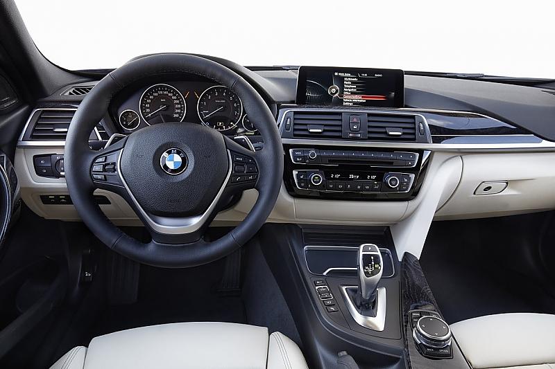 BMW 340i Modellpflege 2015 - das aufgeräumte Cockpit des Bayern