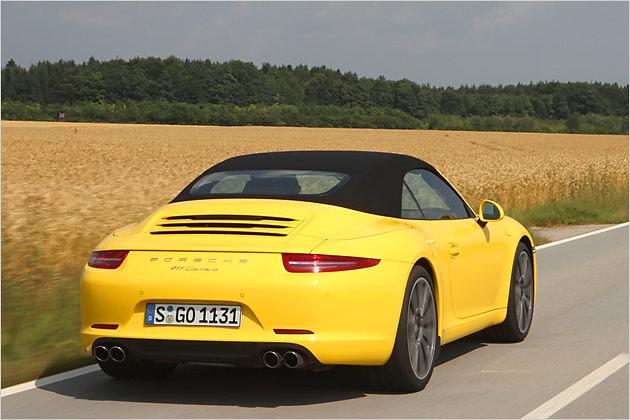 Porsche bietet seine Fahrzeuge auch in knalligen Farben an