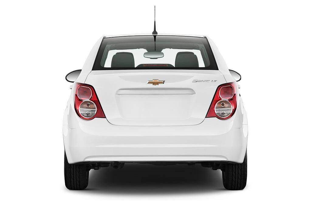 Chevrolet Aveo (Baujahr 2012) LT+ 4 Türen Heckansicht