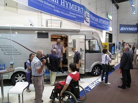 Auf dem Caravan Salon in Düsseldorf steht das Mobil in Halle 17.