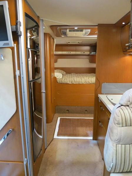 Ein Blick in Richtung Heck.