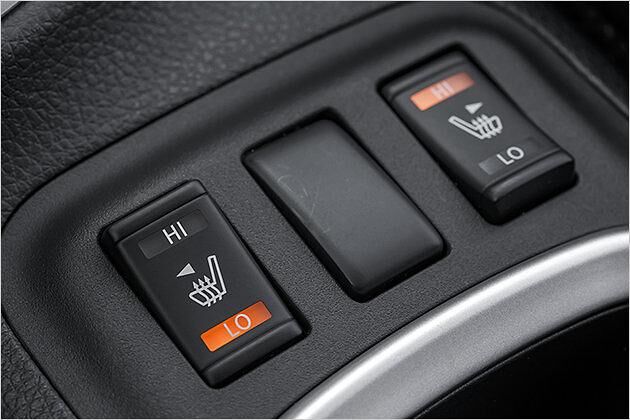 Die Sitzheizung ist serienmäßig