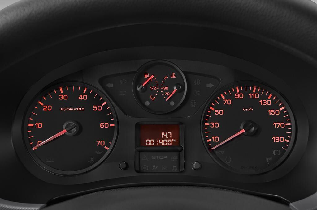 Citroen Berlingo (Baujahr 2015) 1.6 Vti 95 Euro 5 Niveau A 4 Türen Tacho und Fahrerinstrumente