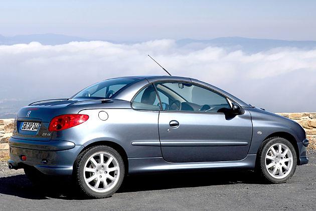 Der 206 CC HDi FAP 110 hat serienmäßig 16-Zoll-Alufelgen